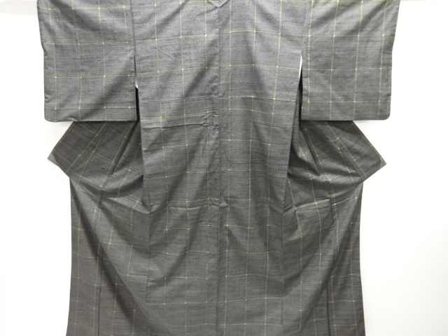 Japanese Kimono / Tsumugi Omeshi Silk